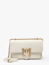 Cross Body Tas Love Bag Soft Leder Pinko Beige love bag soft 4528A29Q